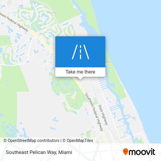 Southeast Pelican Way map