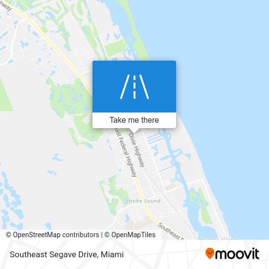 Southeast Segave Drive map