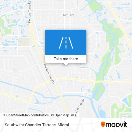 Southwest Chandler Terrace map