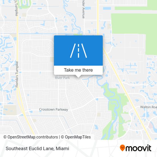 Mapa de Southeast Euclid Lane