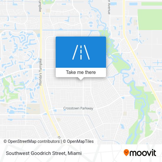 Mapa de Southwest Goodrich Street