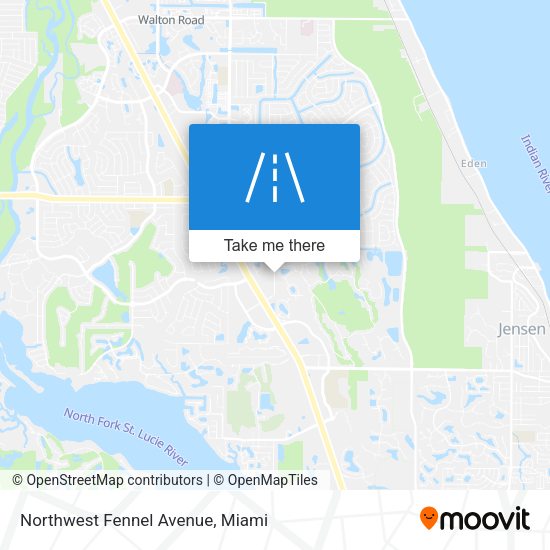 Mapa de Northwest Fennel Avenue