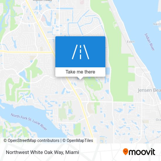 Mapa de Northwest White Oak Way