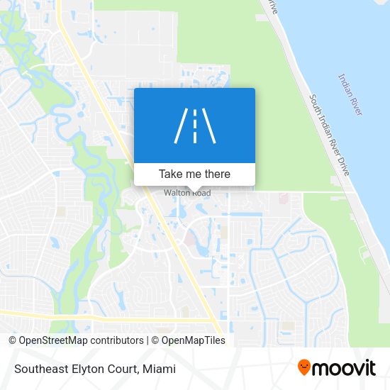 Southeast Elyton Court map