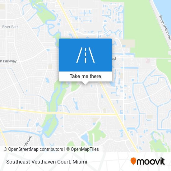 Mapa de Southeast Vesthaven Court