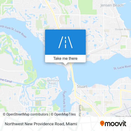 Mapa de Northwest New Providence Road