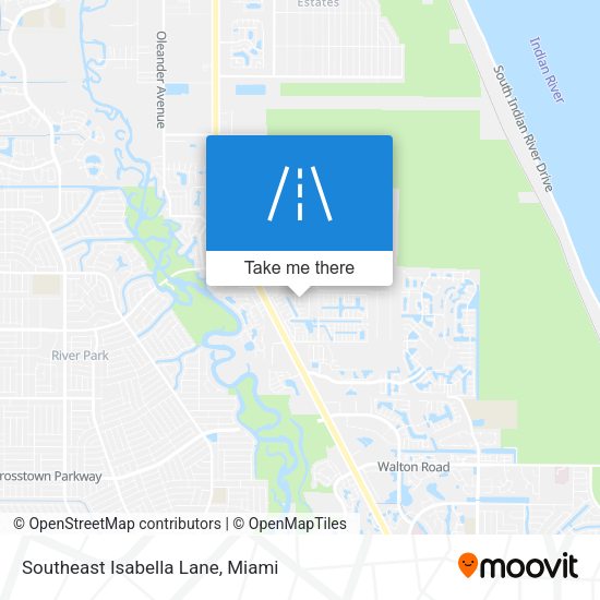 Southeast Isabella Lane map