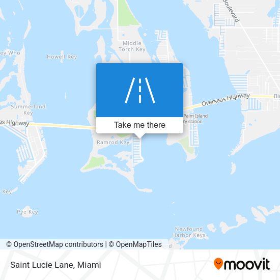 Mapa de Saint Lucie Lane