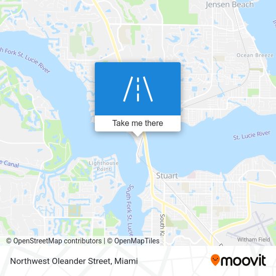 Northwest Oleander Street map