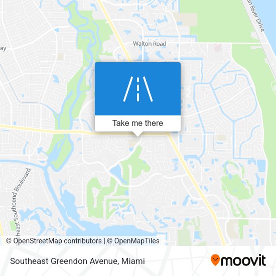 Mapa de Southeast Greendon Avenue