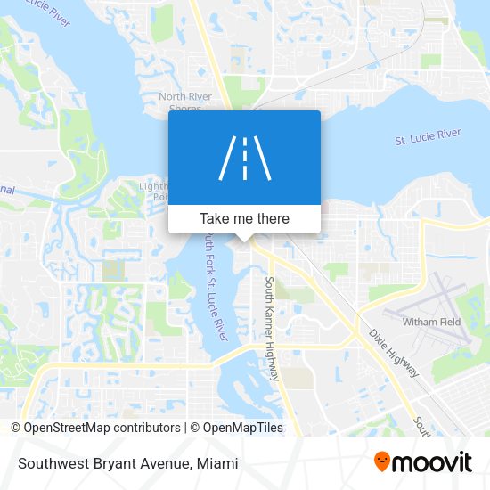 Southwest Bryant Avenue map