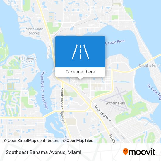 Southeast Bahama Avenue map