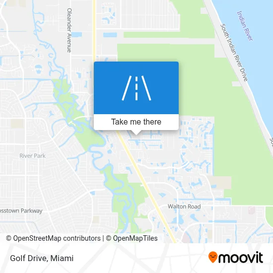 Golf Drive map