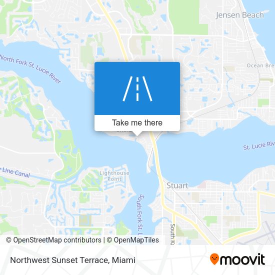 Mapa de Northwest Sunset Terrace
