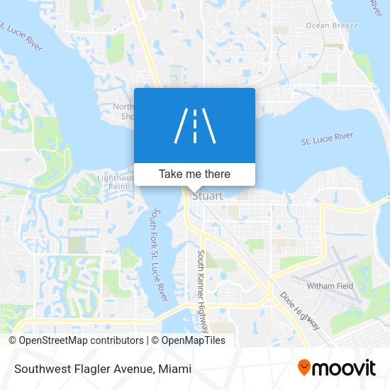 Southwest Flagler Avenue map