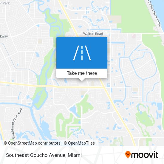Southeast Goucho Avenue map