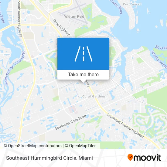 Southeast Hummingbird Circle map