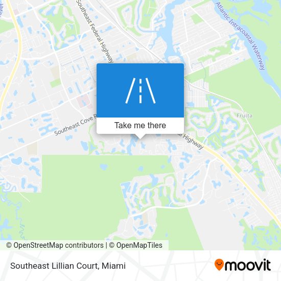 Mapa de Southeast Lillian Court