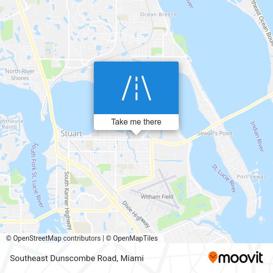 Southeast Dunscombe Road map
