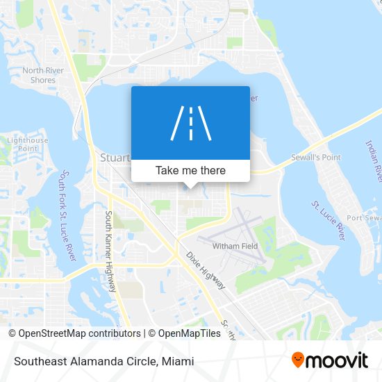 Southeast Alamanda Circle map