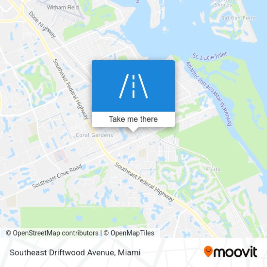 Southeast Driftwood Avenue map