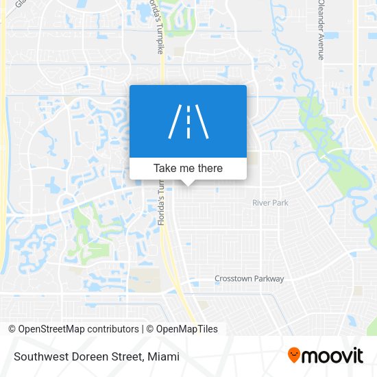 Mapa de Southwest Doreen Street