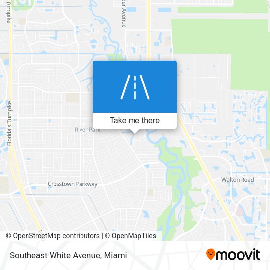 Southeast White Avenue map