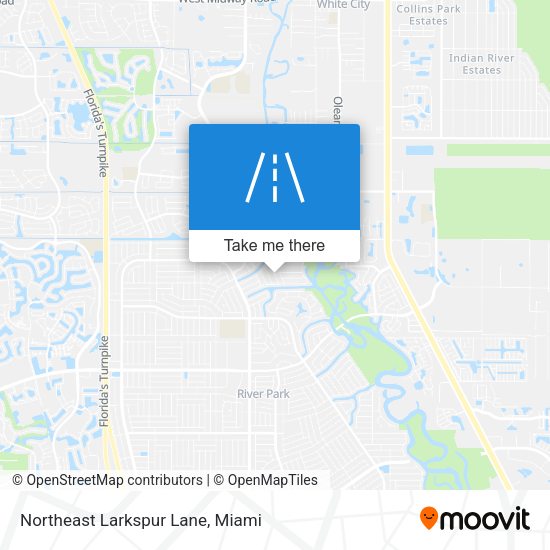 Mapa de Northeast Larkspur Lane
