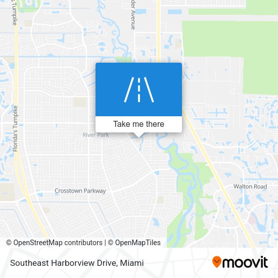 Mapa de Southeast Harborview Drive