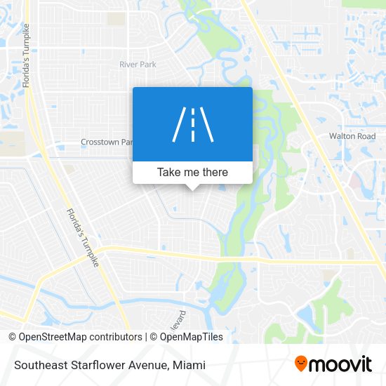 Southeast Starflower Avenue map