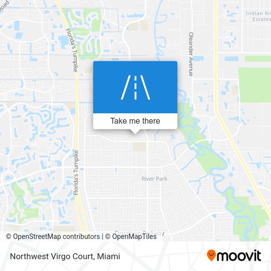 Northwest Virgo Court map