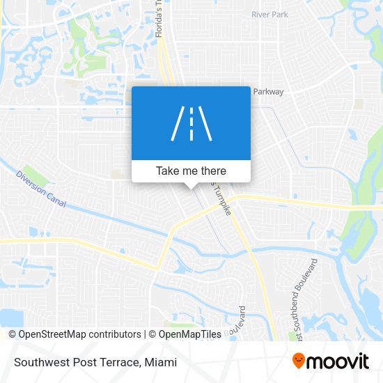 Southwest Post Terrace map