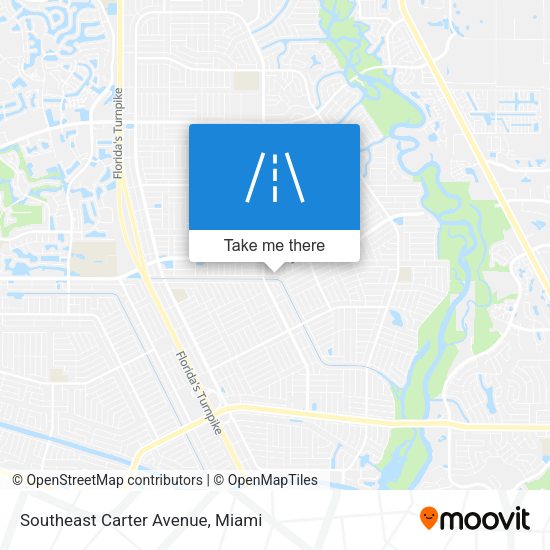 Southeast Carter Avenue map