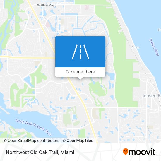 Mapa de Northwest Old Oak Trail