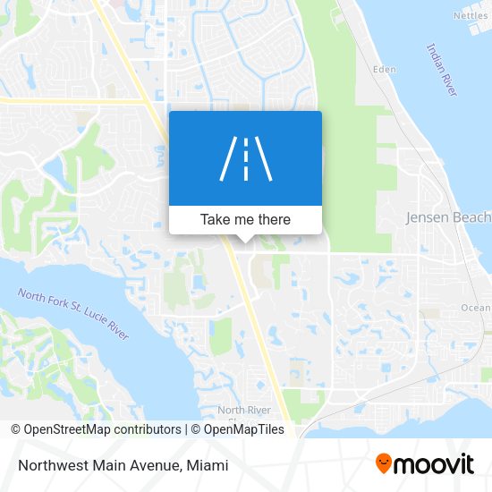 Northwest Main Avenue map