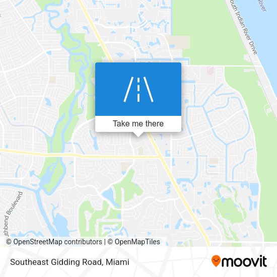 Mapa de Southeast Gidding Road