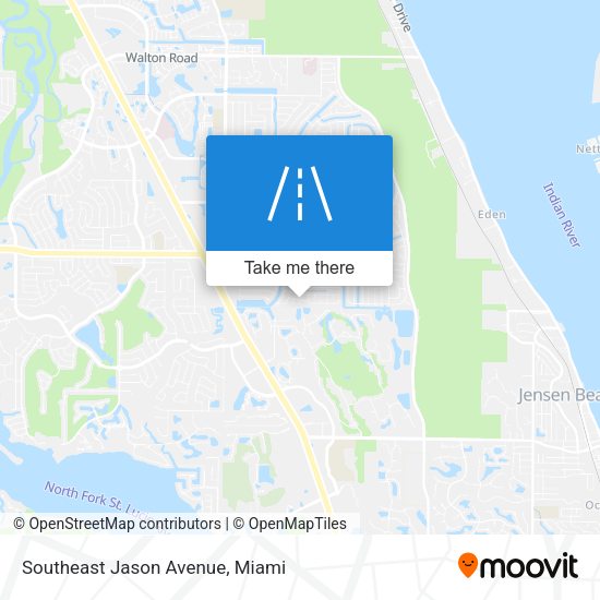 Southeast Jason Avenue map