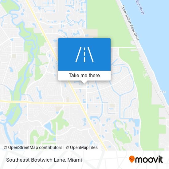 Mapa de Southeast Bostwich Lane