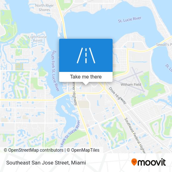 Mapa de Southeast San Jose Street