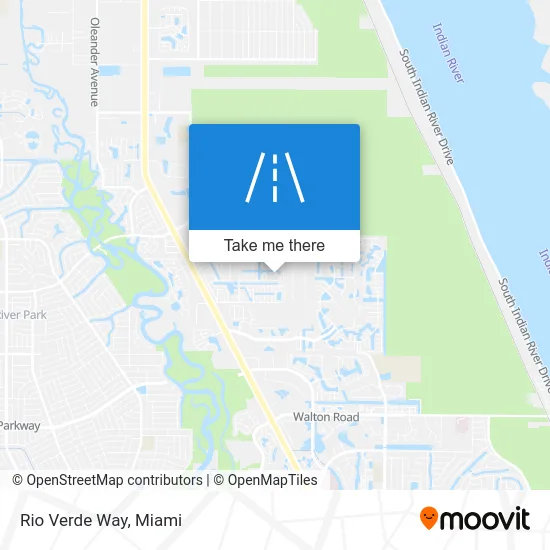 Rio Verde Way map