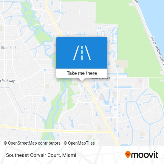 Southeast Corvair Court map