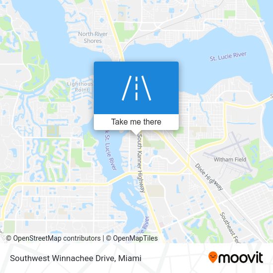 Southwest Winnachee Drive map