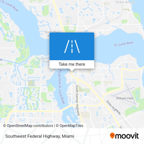 Mapa de Southwest Federal Highway