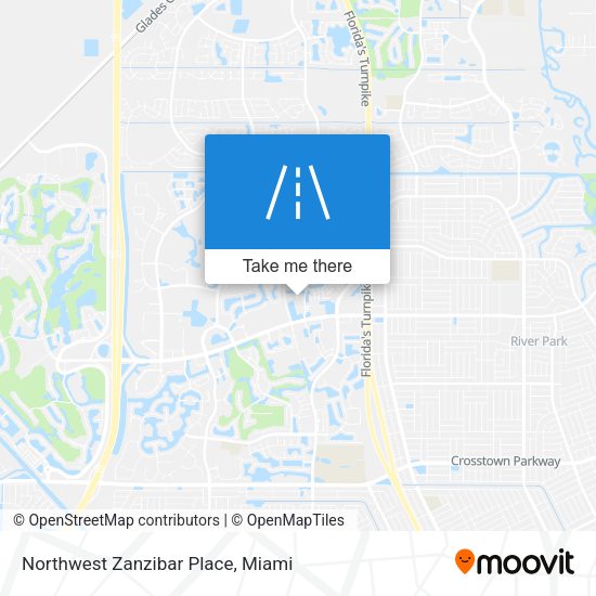Mapa de Northwest Zanzibar Place