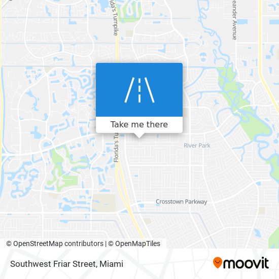 Southwest Friar Street map