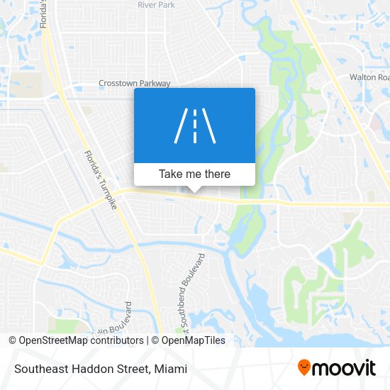 Southeast Haddon Street map