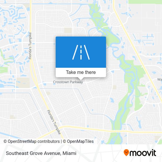 Mapa de Southeast Grove Avenue
