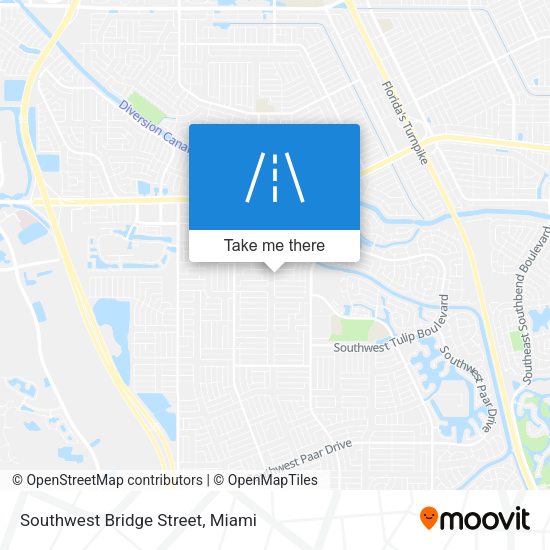 Southwest Bridge Street map