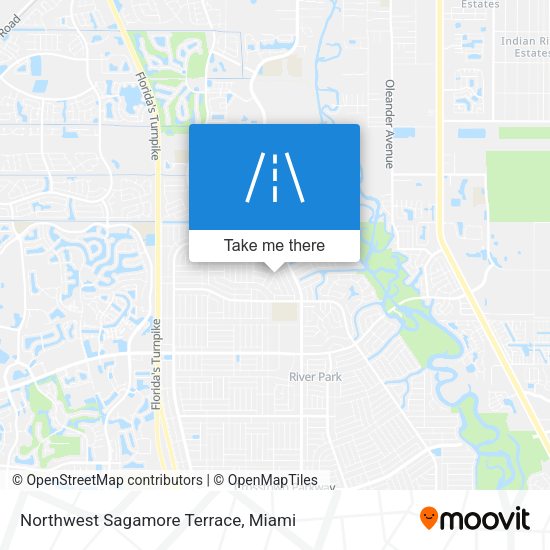 Northwest Sagamore Terrace map
