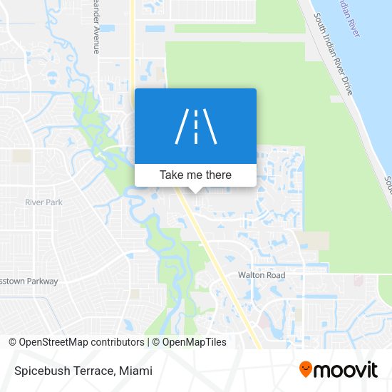 Spicebush Terrace map